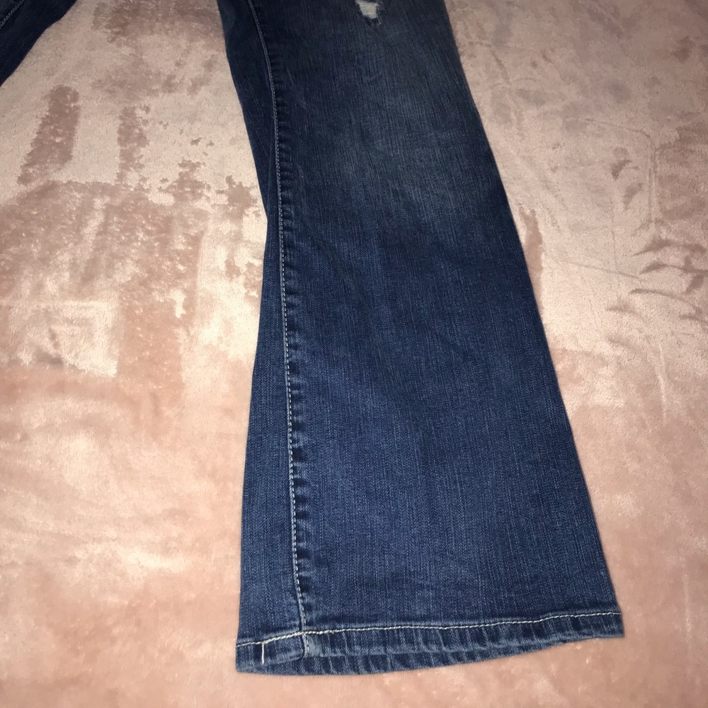🚫SOLD🚫TORRID• Slim Bootcut Ripped Jeans - Picture 3 of 7